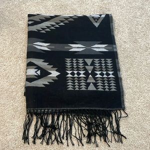 Aztec pattern scarf